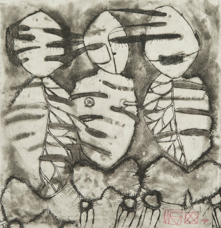 Hear no, See no, Speak no by artist Melissa Wen Mitchell